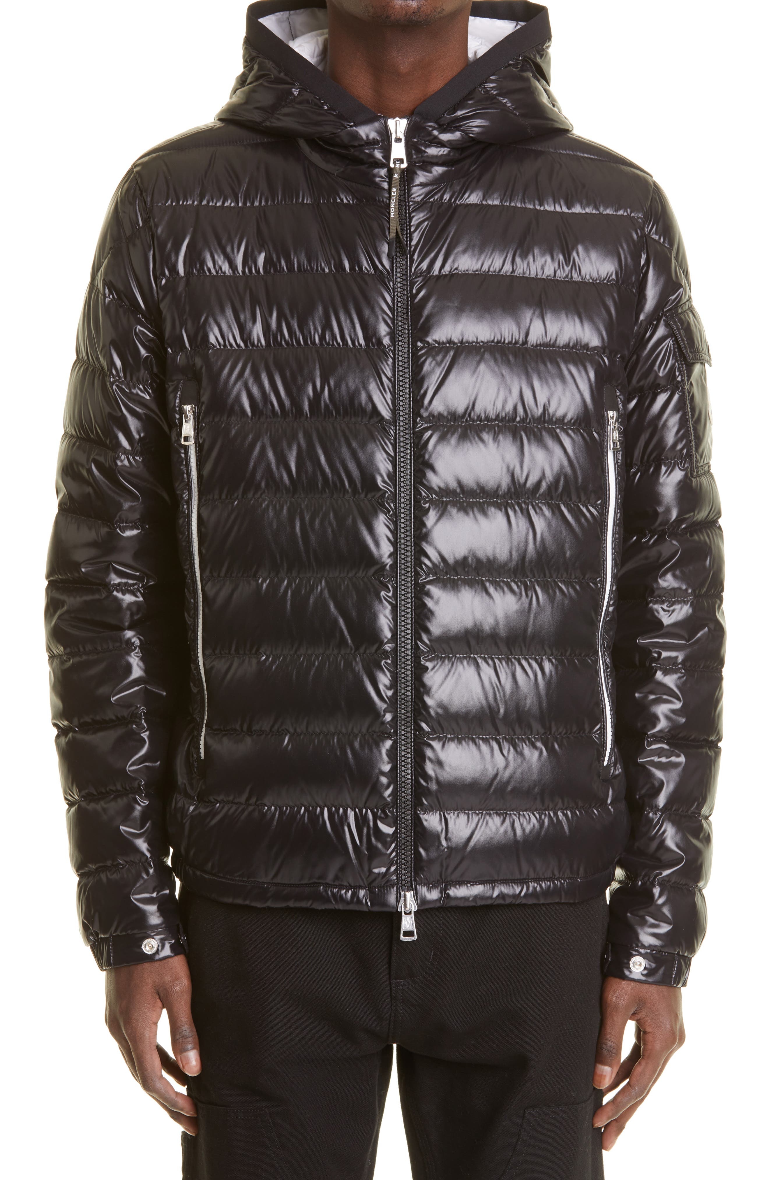 Moncler Galion Quilted Down Puffer Jacket in Black at Nordstrom - 1