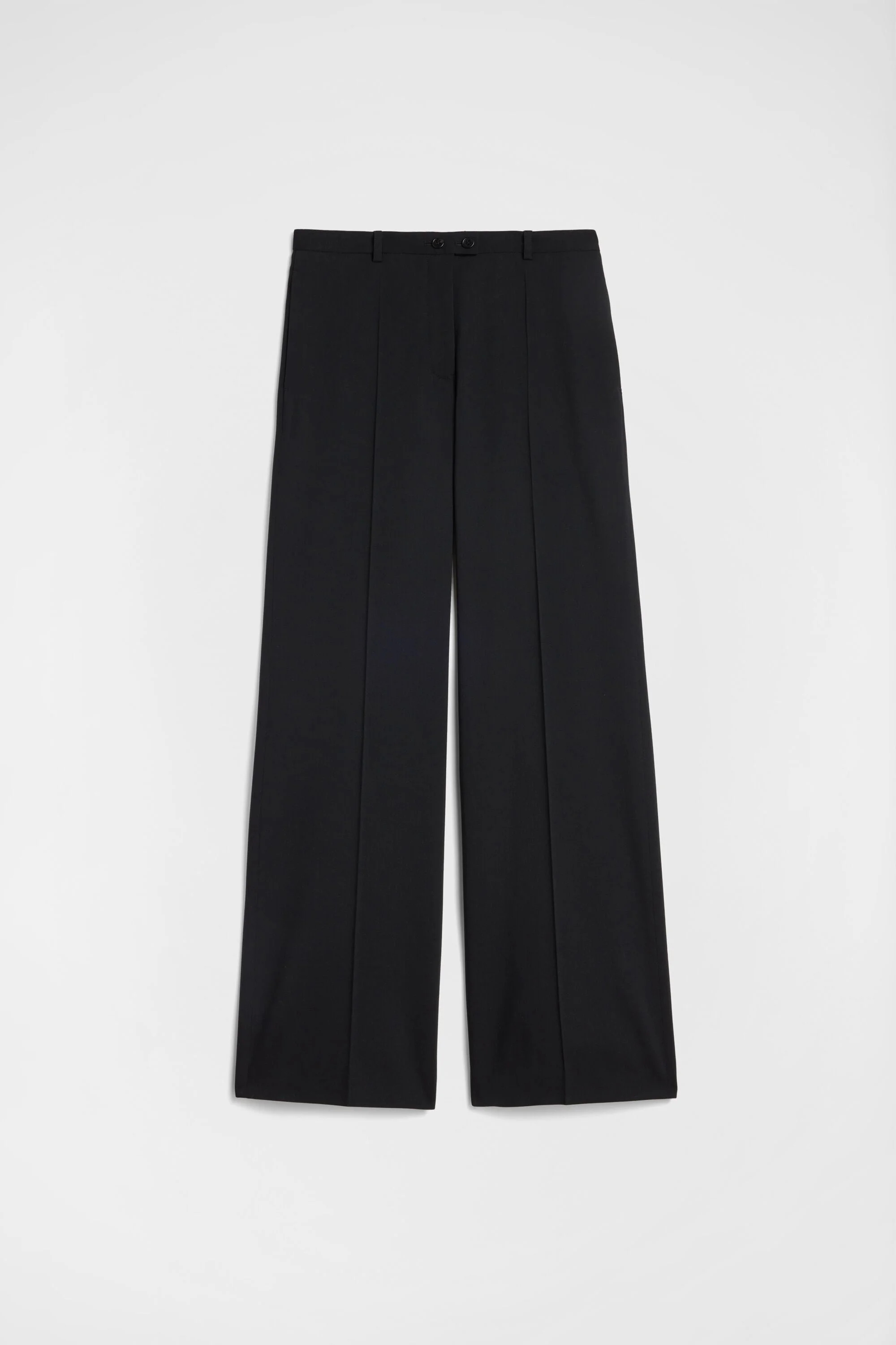 Wool Canvas Trousers - 1