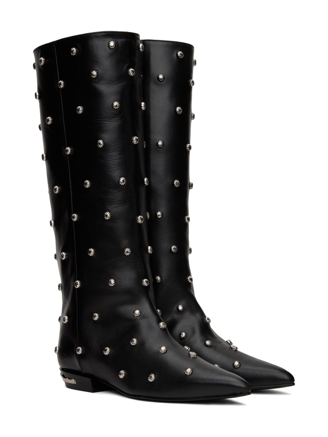 SSENSE Exclusive Black Embellished Boots - 4