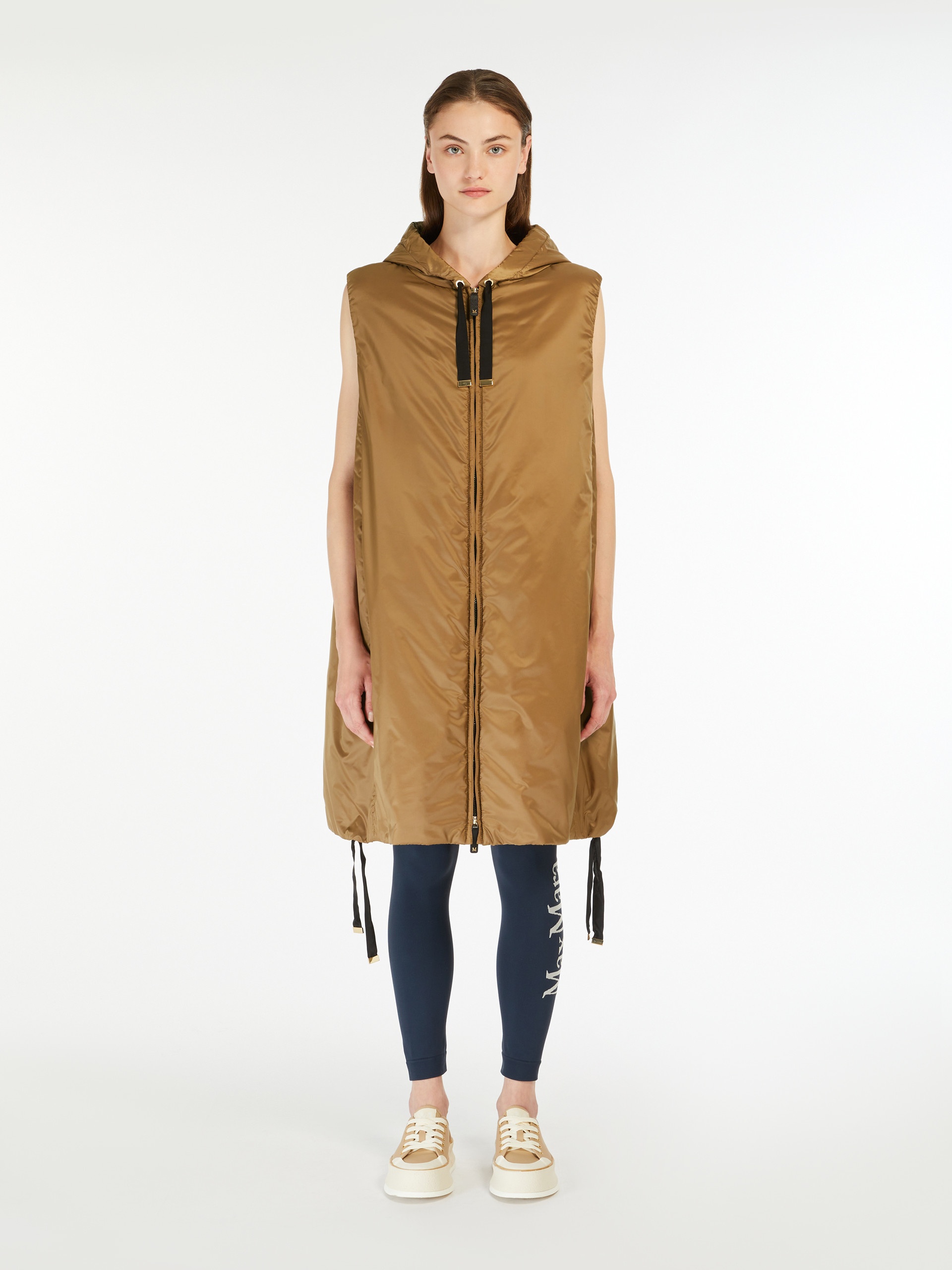 GREENGI Water-repellent technical canvas gilet - 3