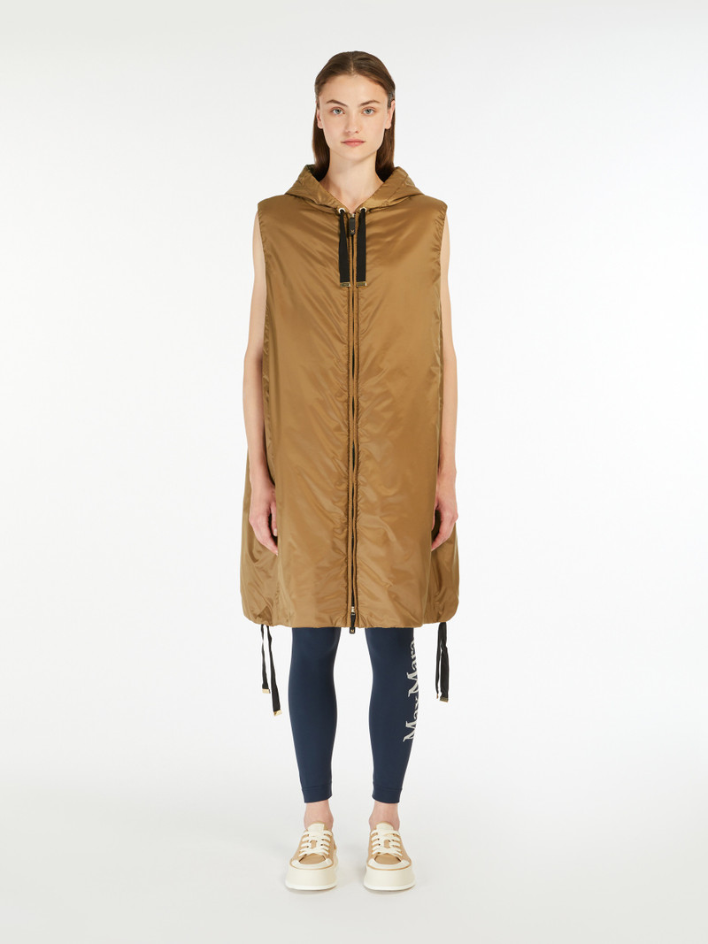 GREENGI Water-repellent technical canvas gilet 3