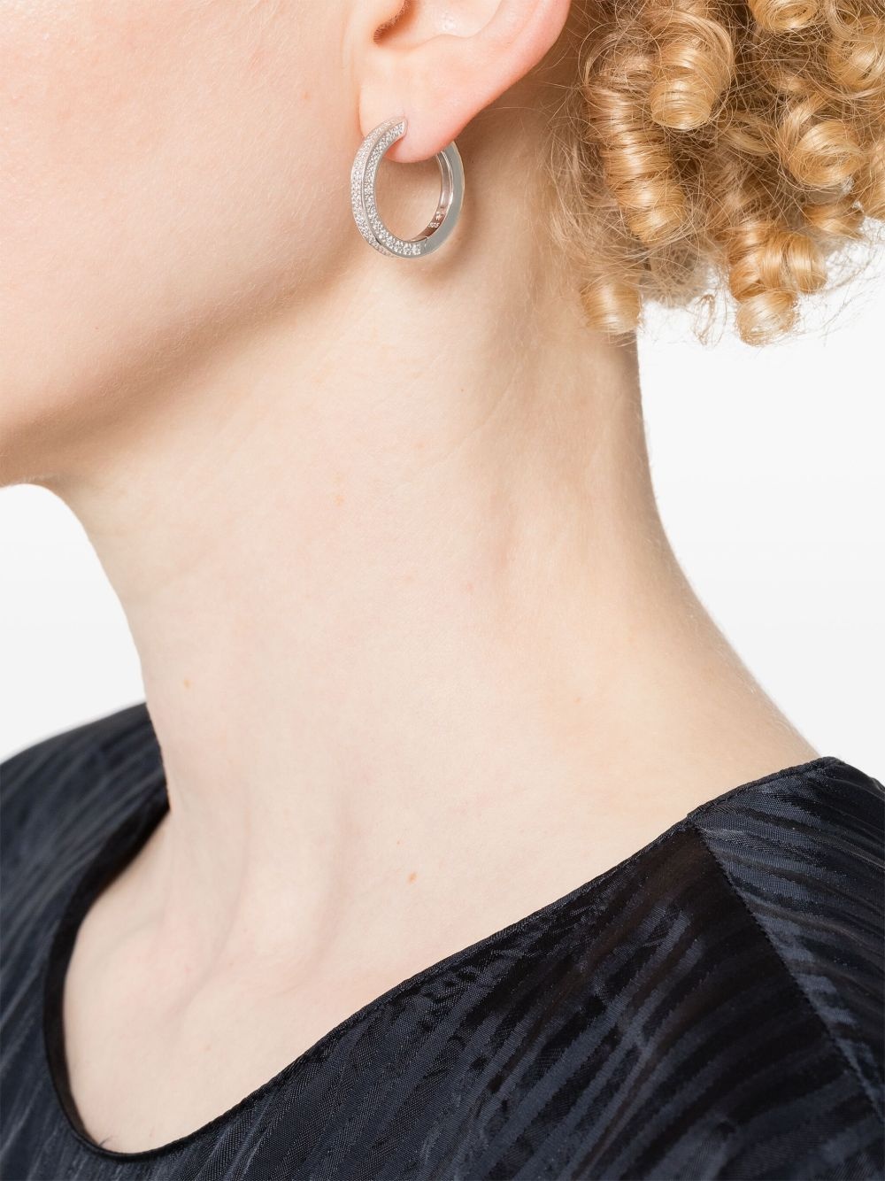 Nova medium hoop earrings - 2