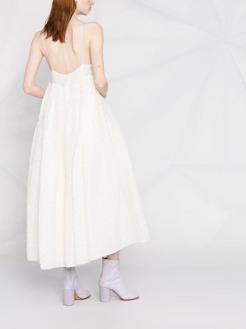 CECILIE BAHNSEN Beth plissé empire-line dress outlook