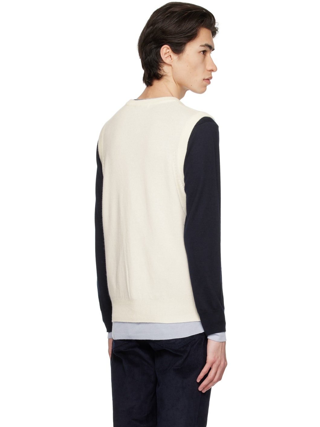 White Fielding Vest - 3