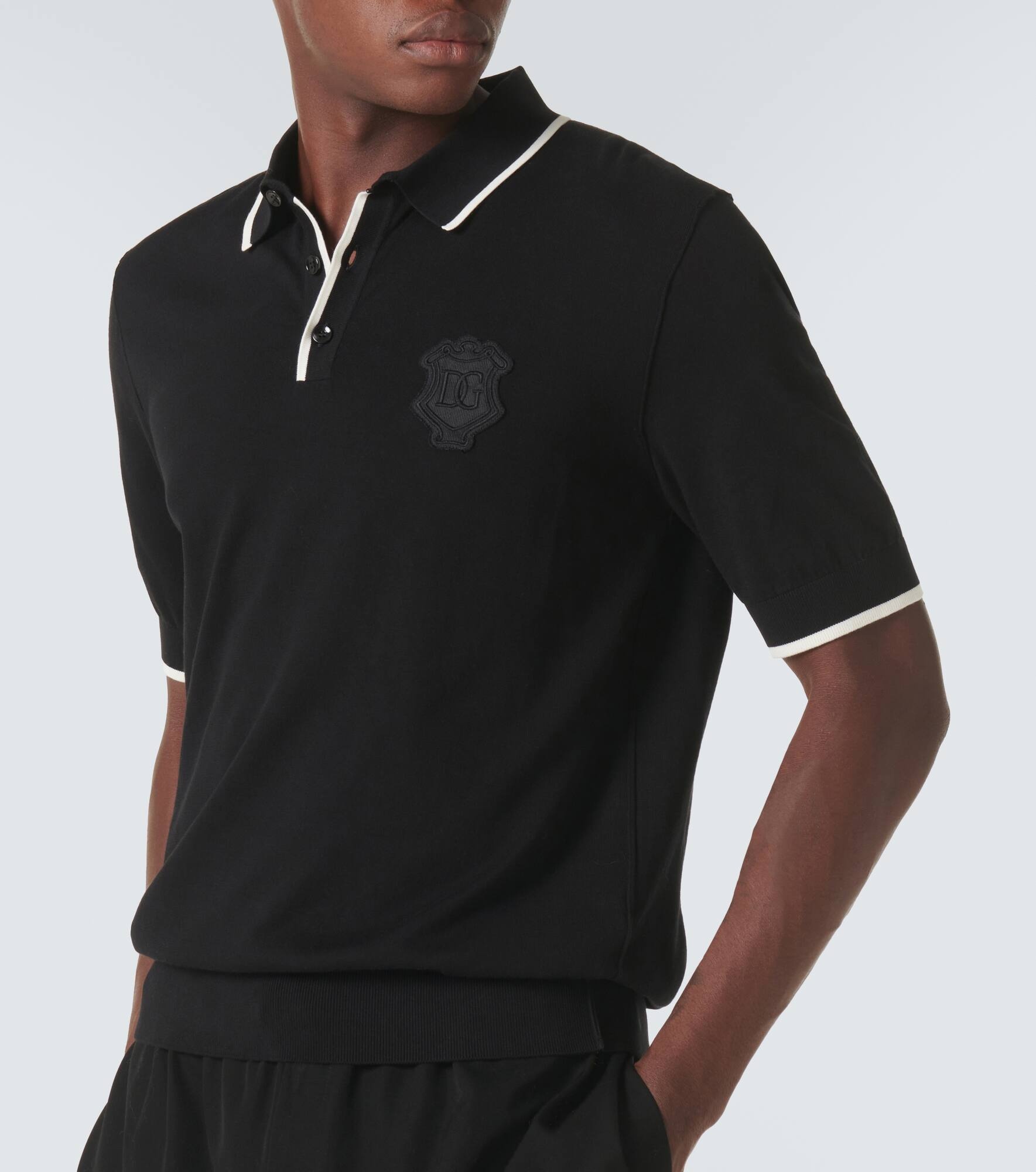 Logo cotton polo shirt - 5