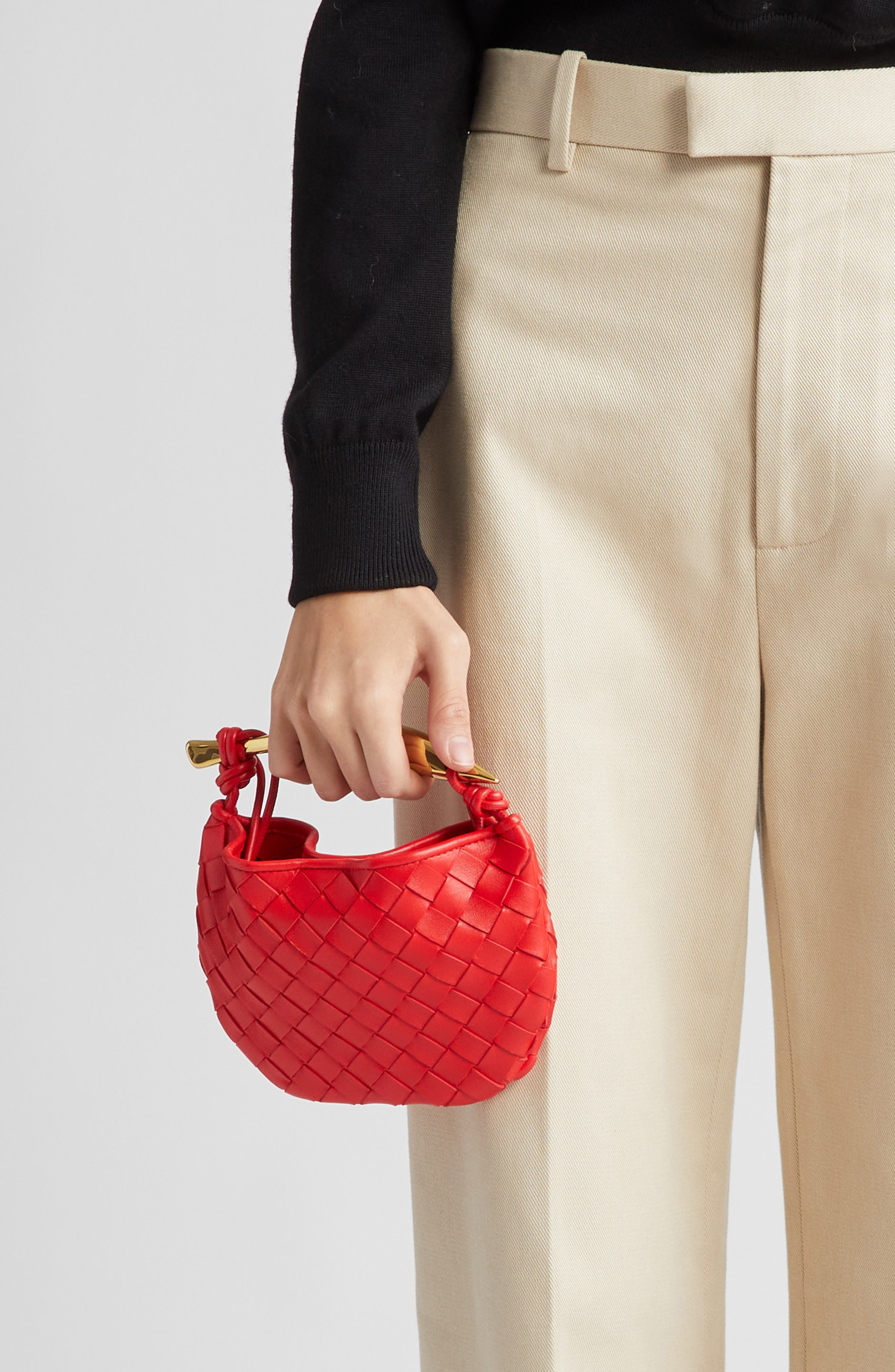 Sardine Intrecciato Crossbody Bag - 3