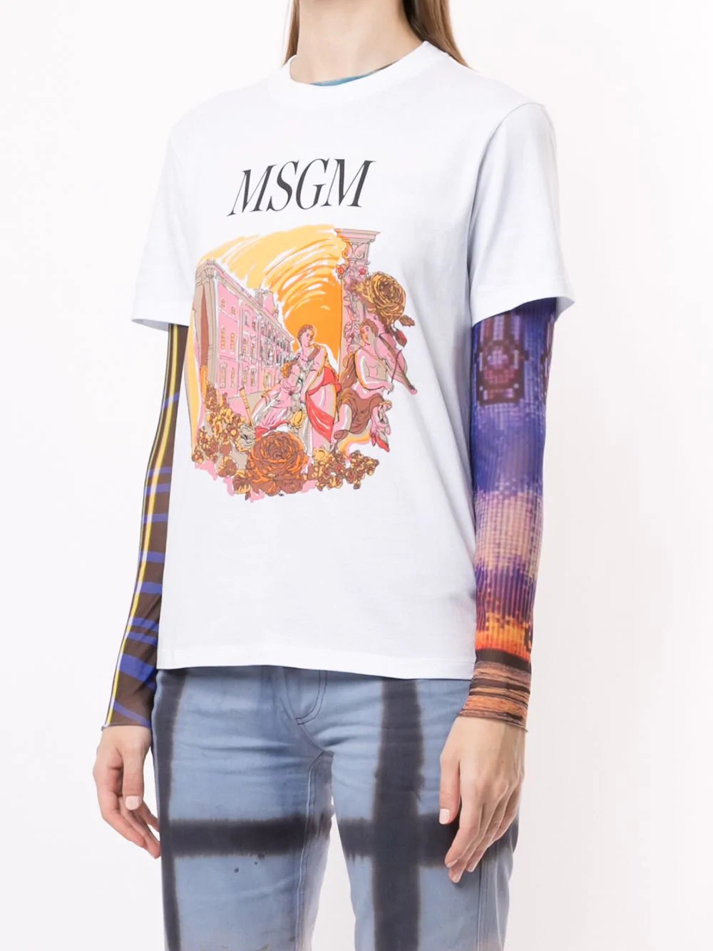 plaza print T-shirt - 3