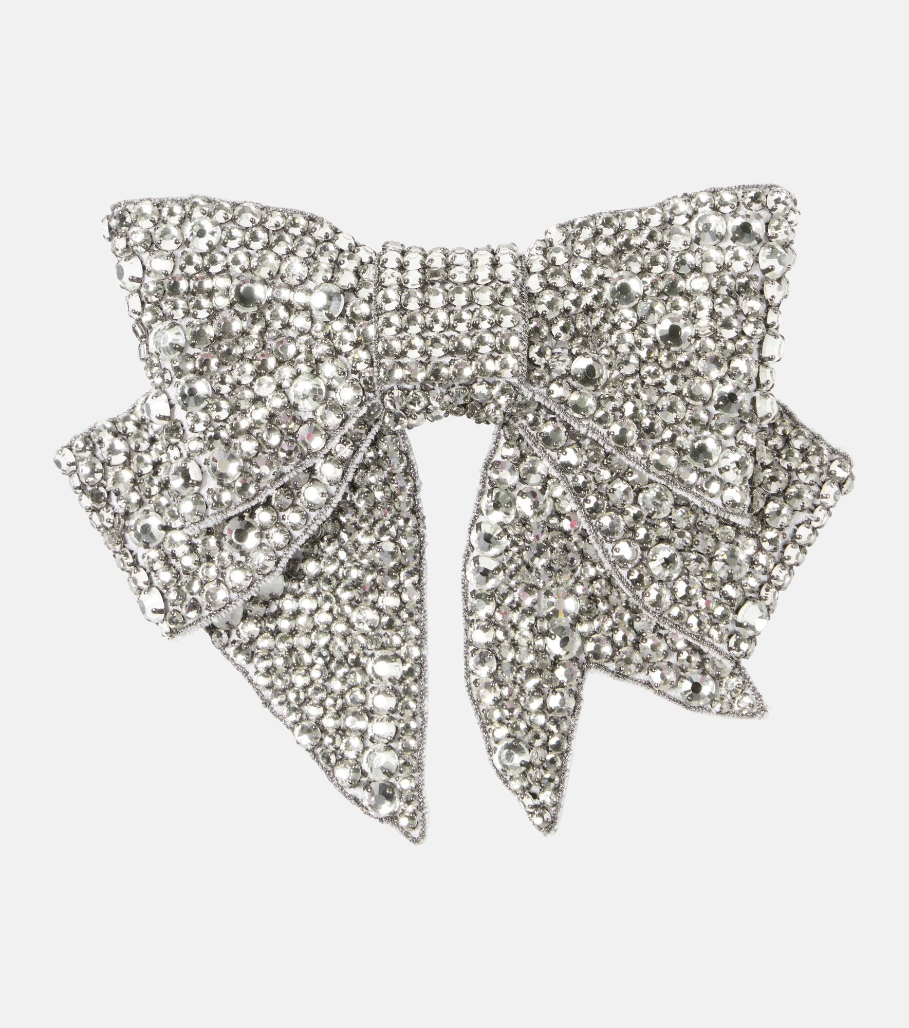 Belle Bow crystal-embellished barrette - 1
