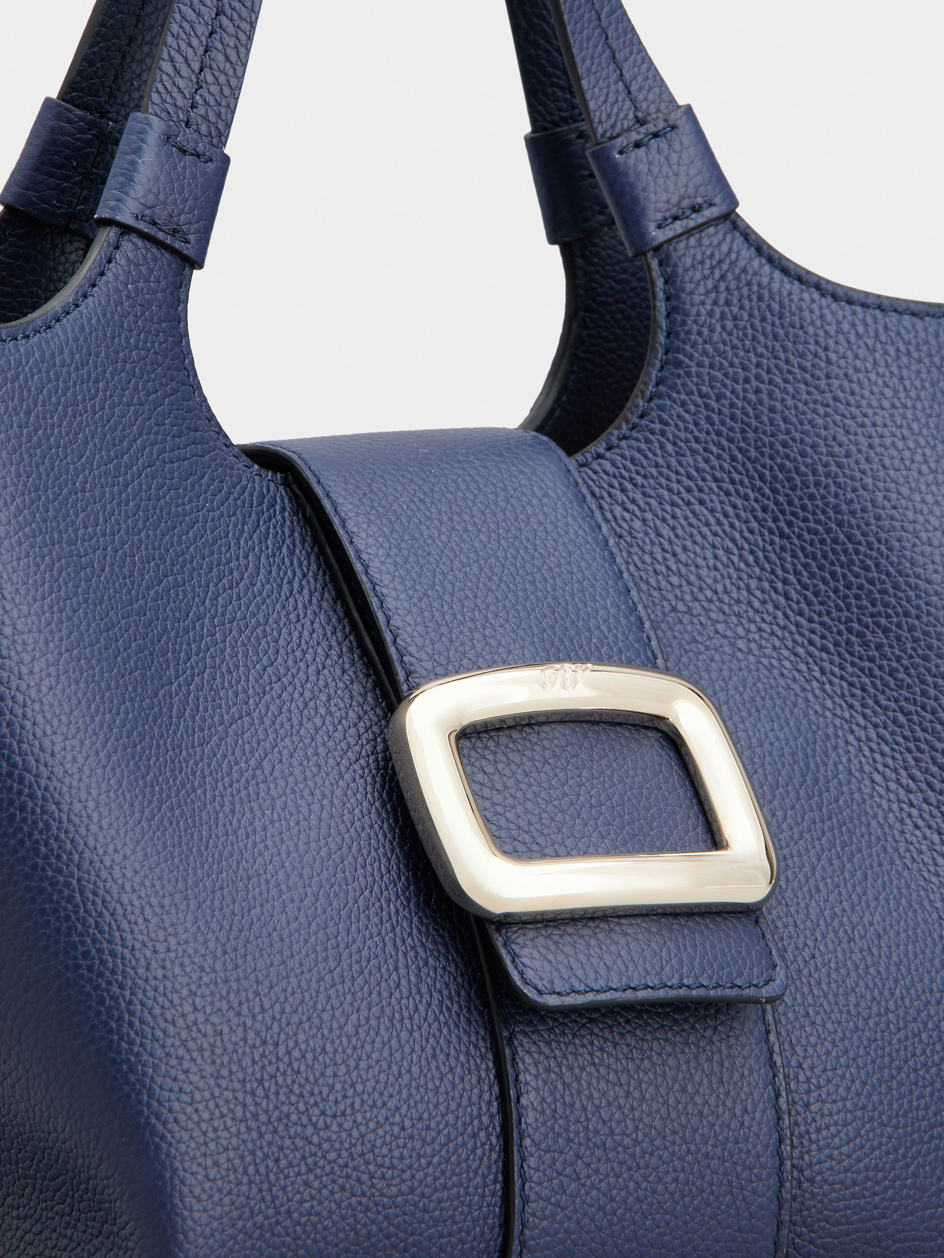 Viv' Choc Mini Shopping Bag in Leather - 8