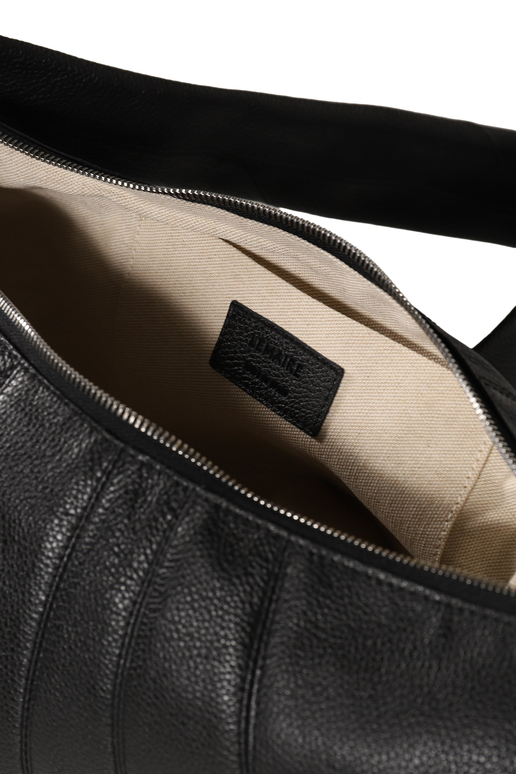 MEDIUM CROISSANT BAG / BLACK - 4