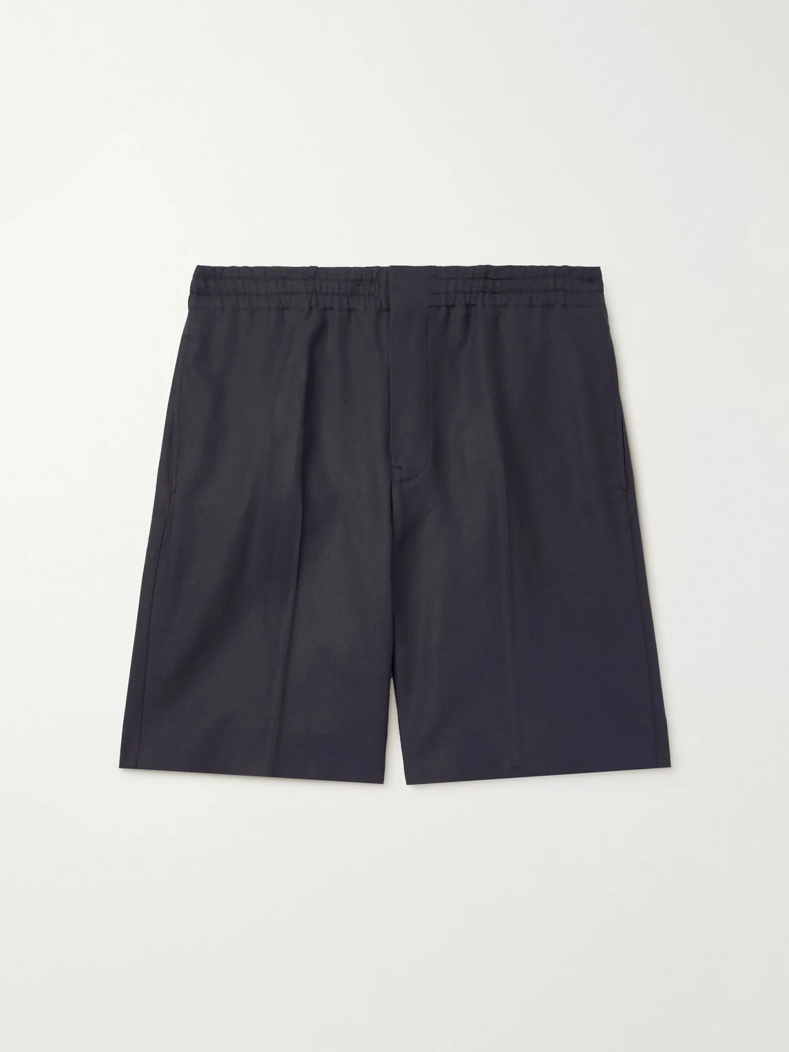 Straight-Leg Linen Shorts - 1