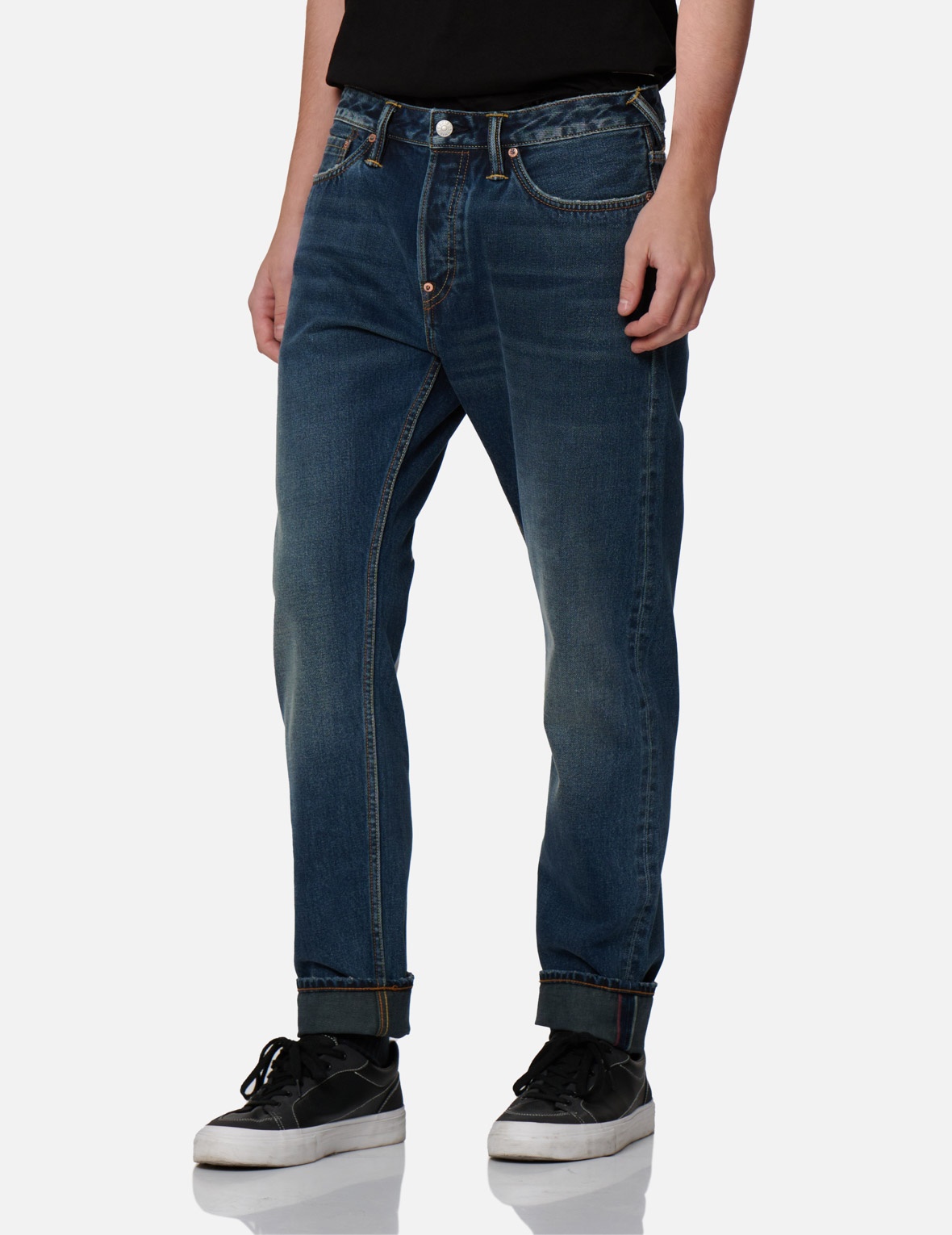 DAICOCK WITH TEAR-OFF POSTER PRINT CARROT-FIT JEANS #2017 - 6