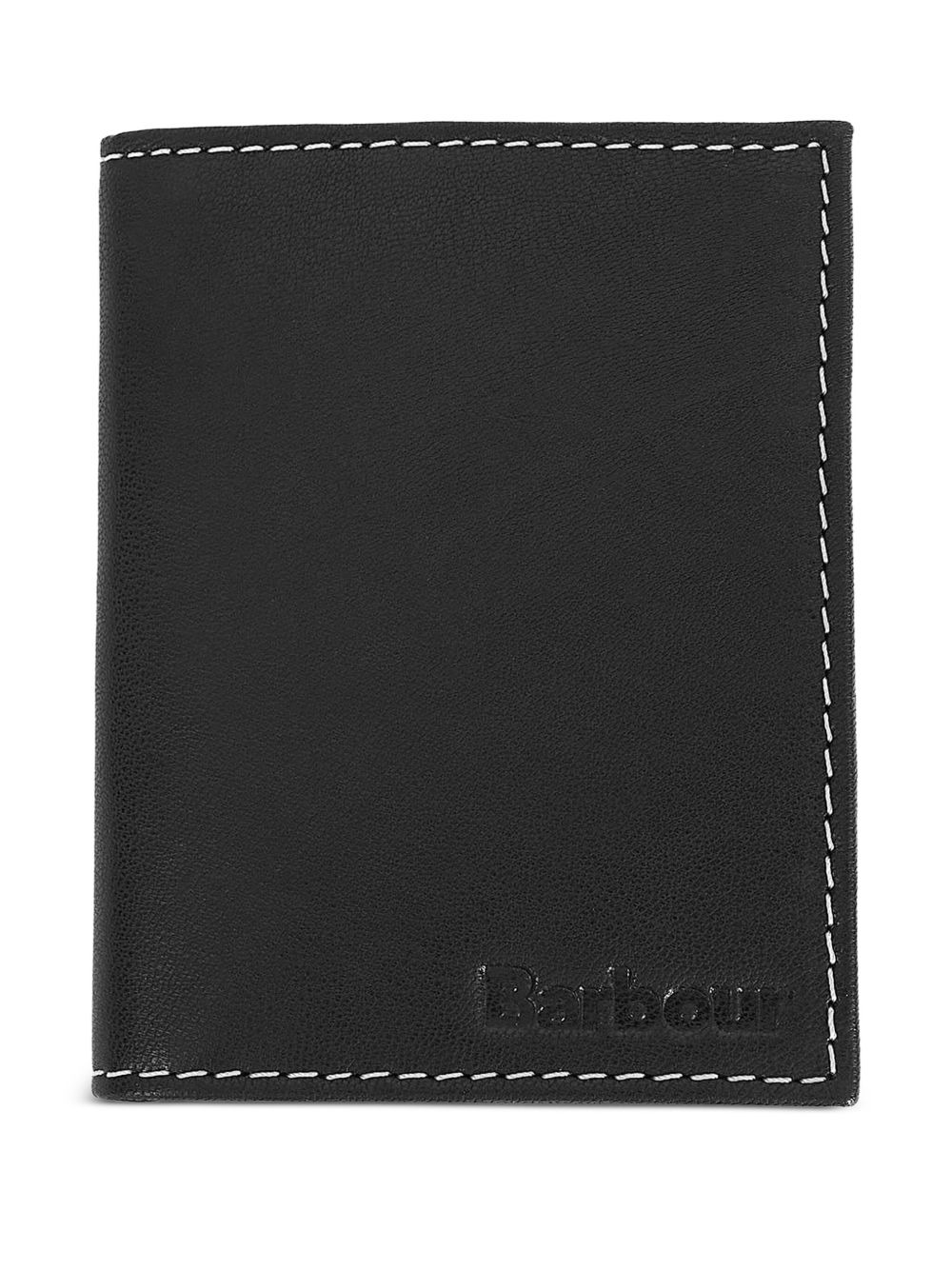 leather logo-detail wallet and belt set - 2