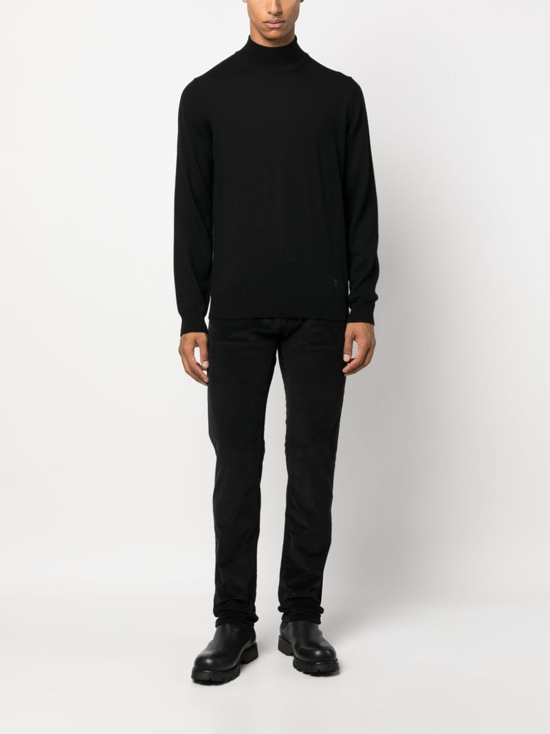 CORNELIANI high-neck virgin-wool jumper outlook