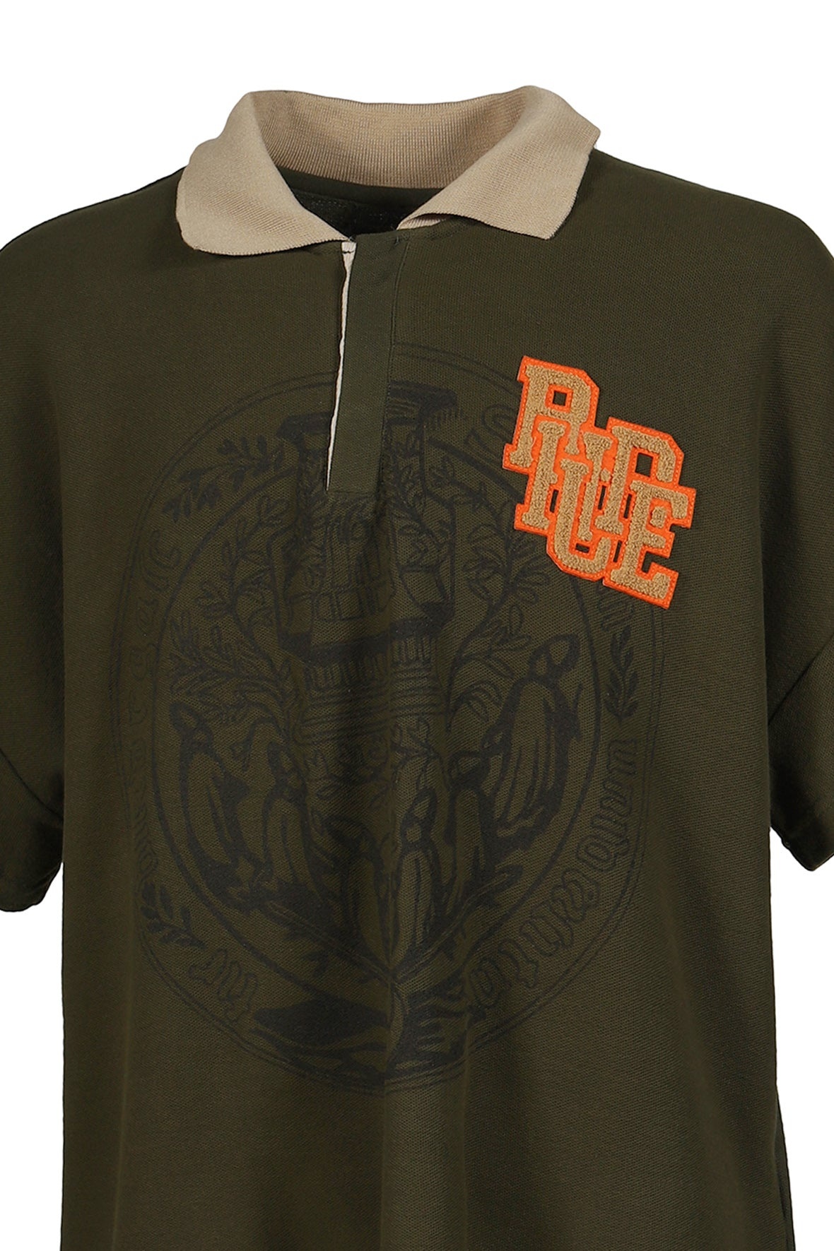 SCRAMBLE LOGO STAMP POLO / GRN - 3