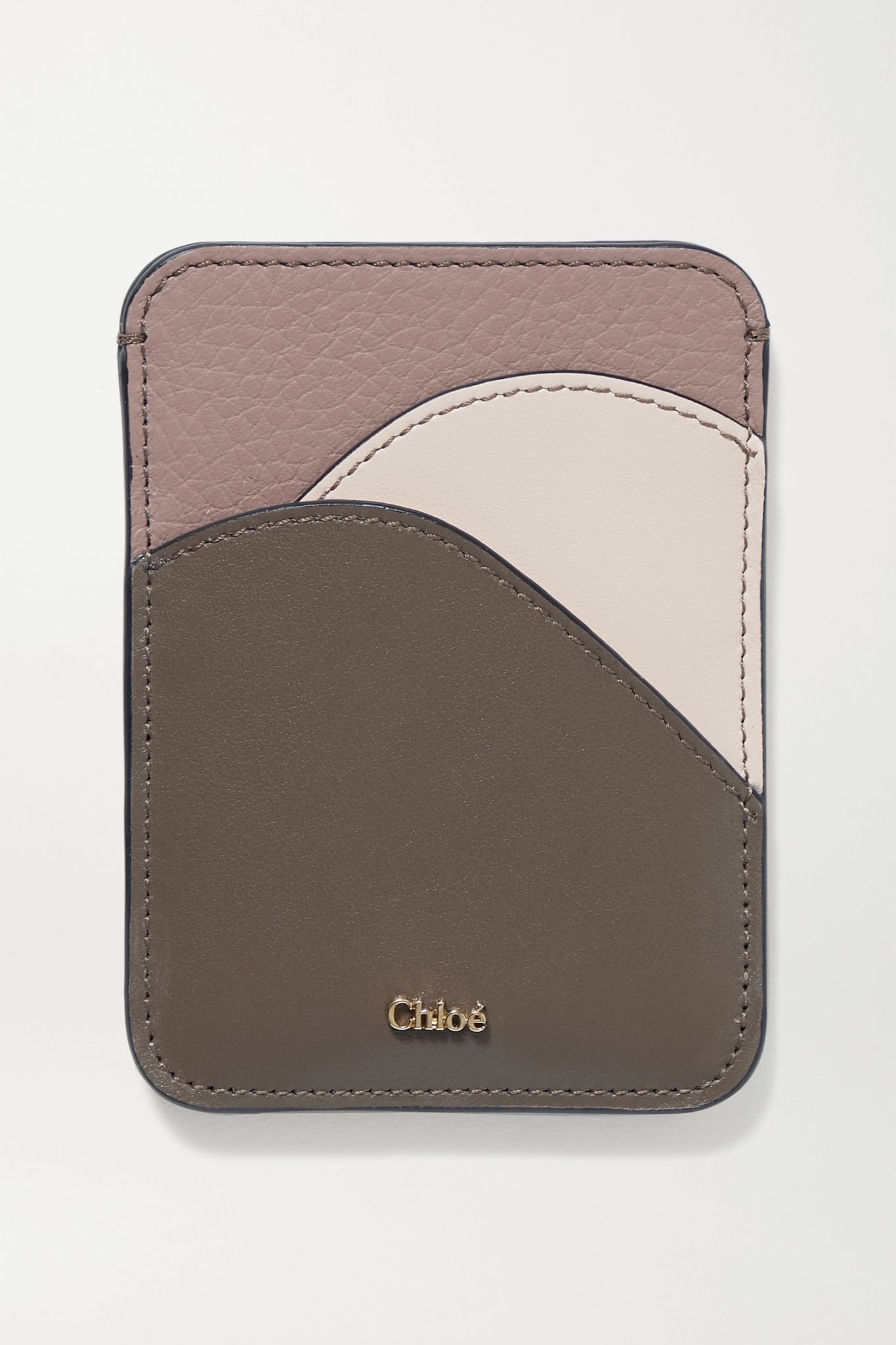 Walden color-block leather cardholder - 1