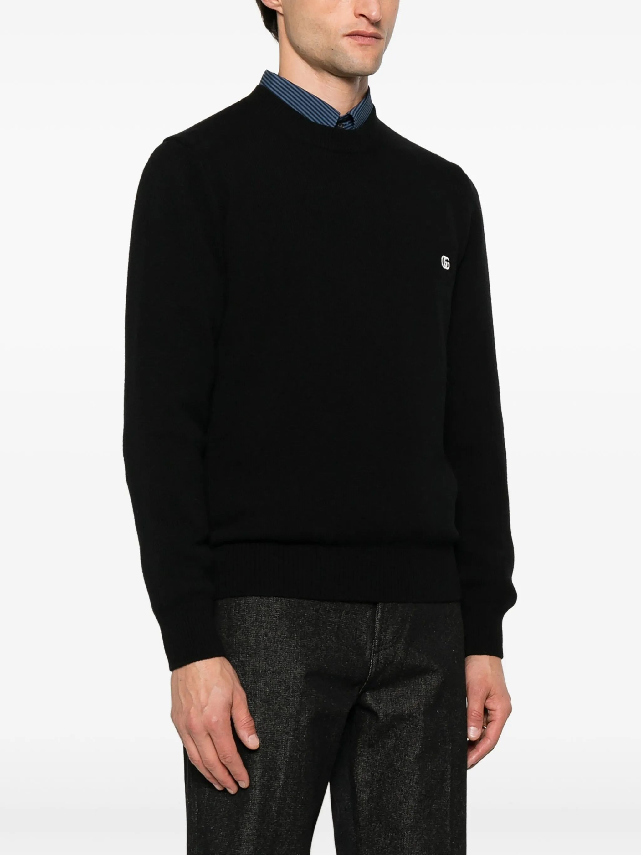 Gucci Logo-plaque Crew-neck Sweater - 5