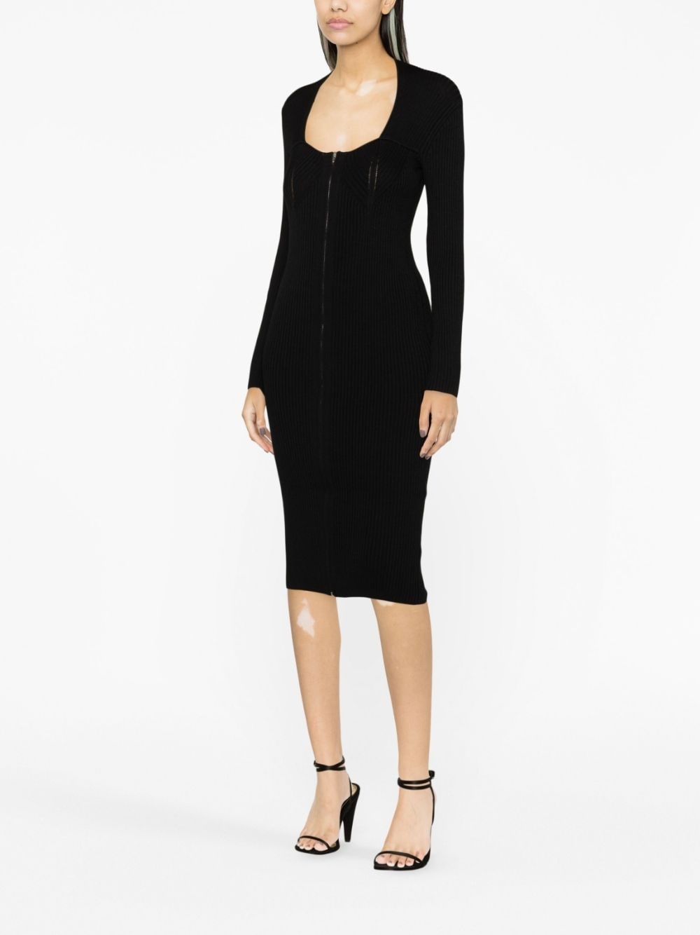 Zael wool-blend midi dress - 4