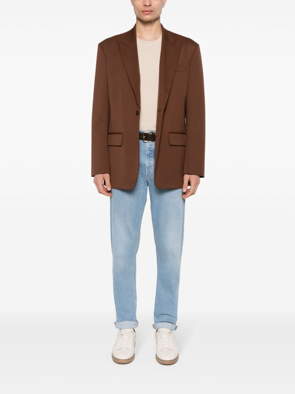 logo-patch jeans - 2