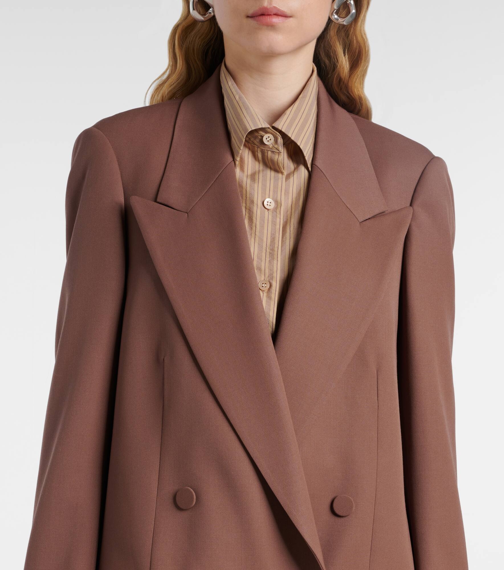 Oversized wool blazer - 5