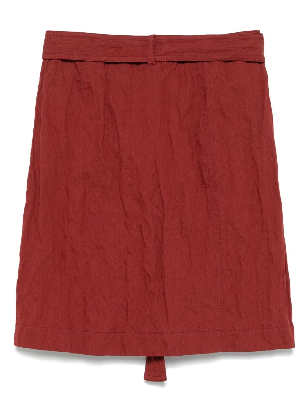 wrap mini skirt - 2