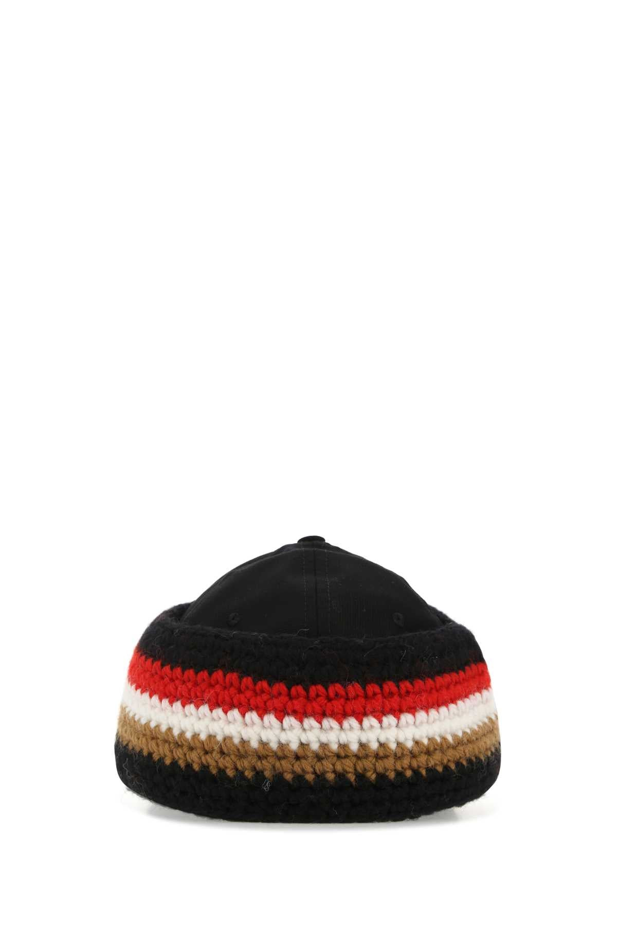 Burberry Men Black Cotton Hat - 3