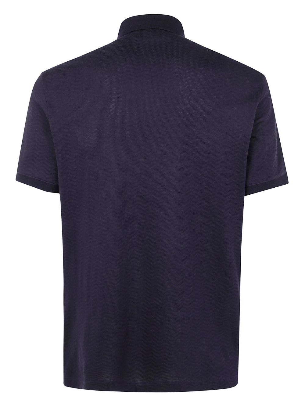 front button-fastening cotton polo shirt - 2