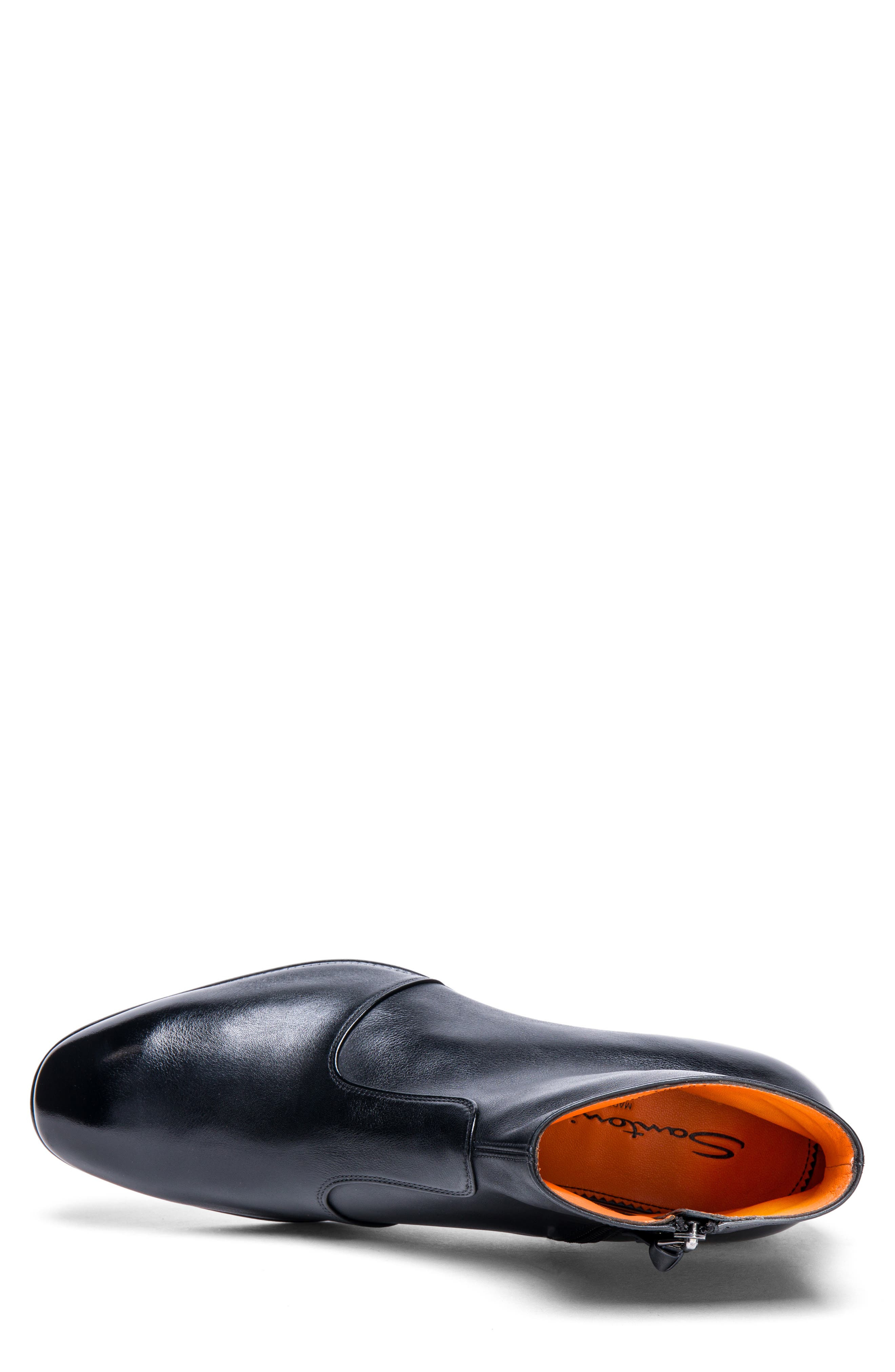Santoni Adrian Zip-Up Boot in Black at Nordstrom - 4