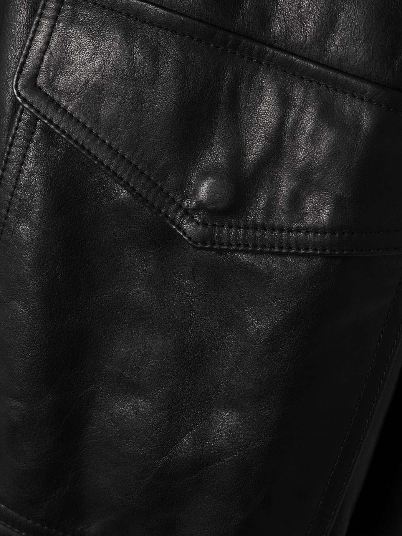 Viper oversized leather jacket - 5