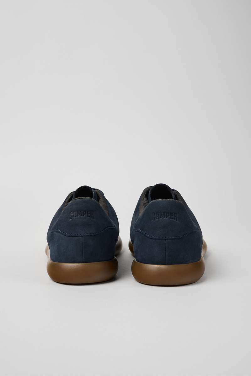 CAMPERLAB Blue nubuck sneakers for men outlook
