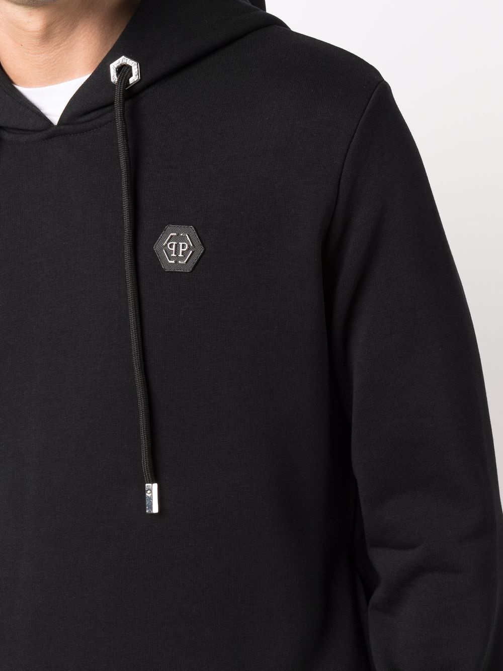 logo-patch pullover hoodie - 5