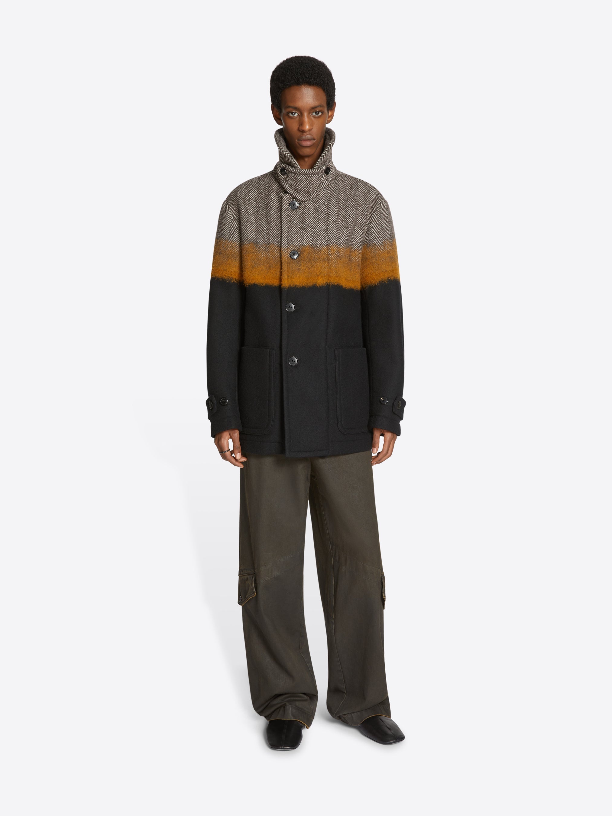 ジャケット・アウター Dries Van Noten Tielocken Cotton Jacket Oversized blazer - Spring-Summer Women | Dries Van Noten