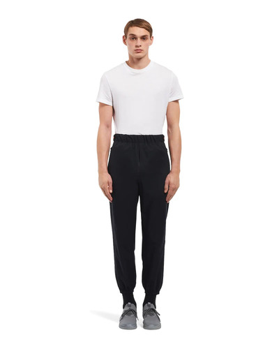 Prada Light Bi-Stretch joggers outlook