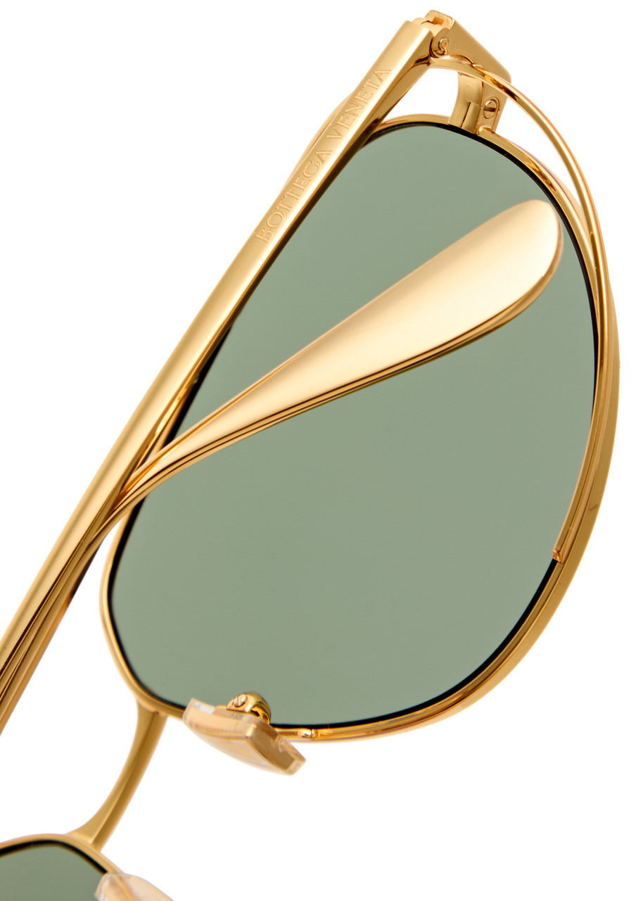 Bottega Veneta Classic Aviator-style Sunglasses - 3