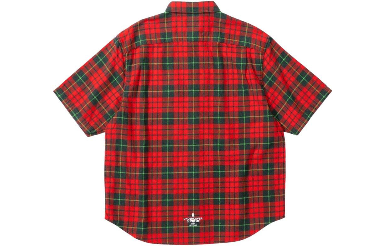 Supreme SS23 Week6 Arabic Logo Flannel Shirt 'Red' SUP-SS23-127 - 2