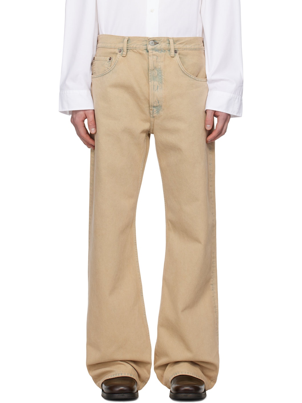Beige Loose Fit 2021M Jeans - 1