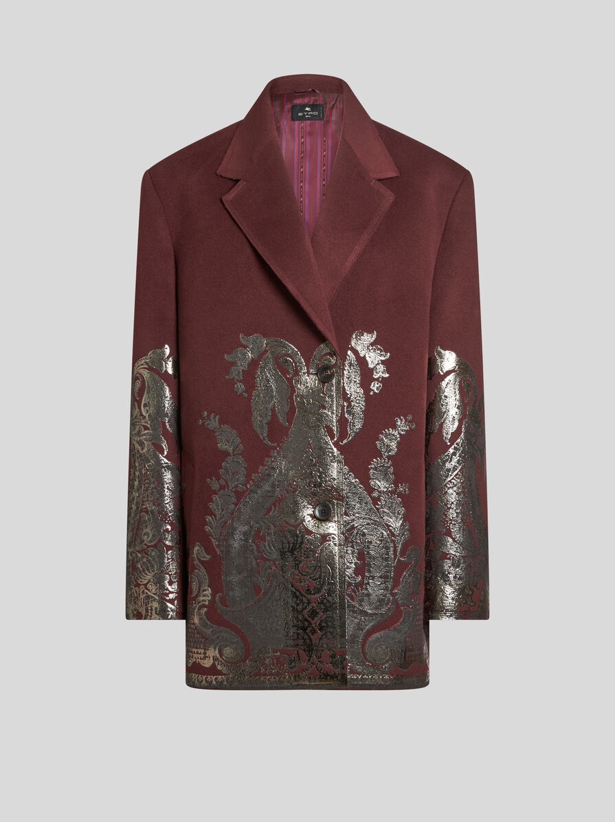 METALLIC-PRINT COAT - 1