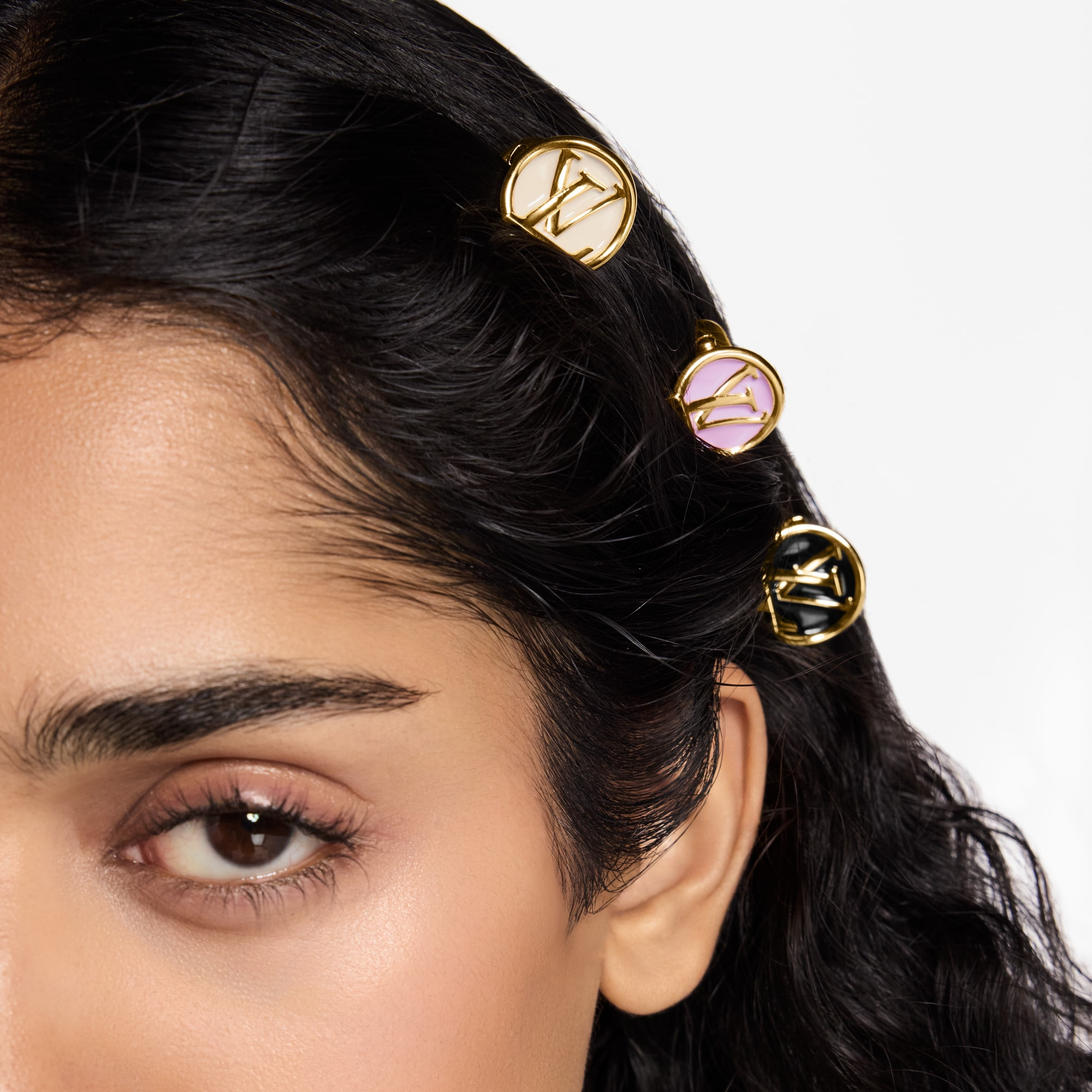Mini LV Trio Hair Clips - 5