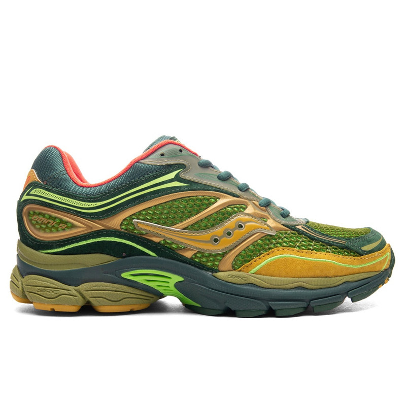 SAUCONY X STARCOW PROGRID OMNI 9 - GREEN/ORANGE - 1
