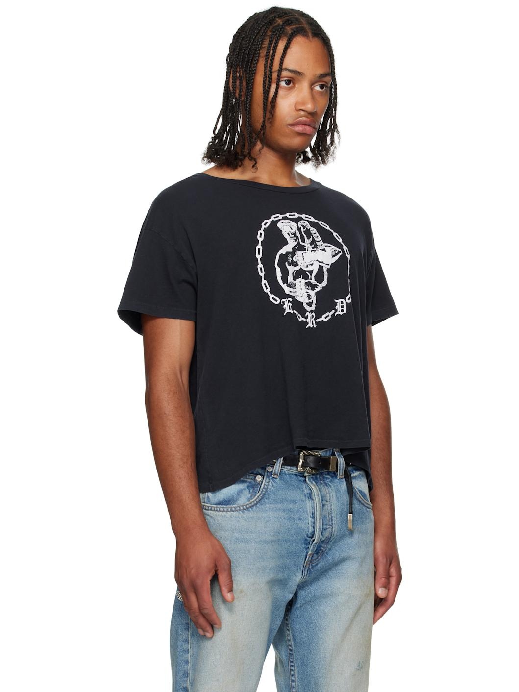 Navy Chain T-shirt - 2