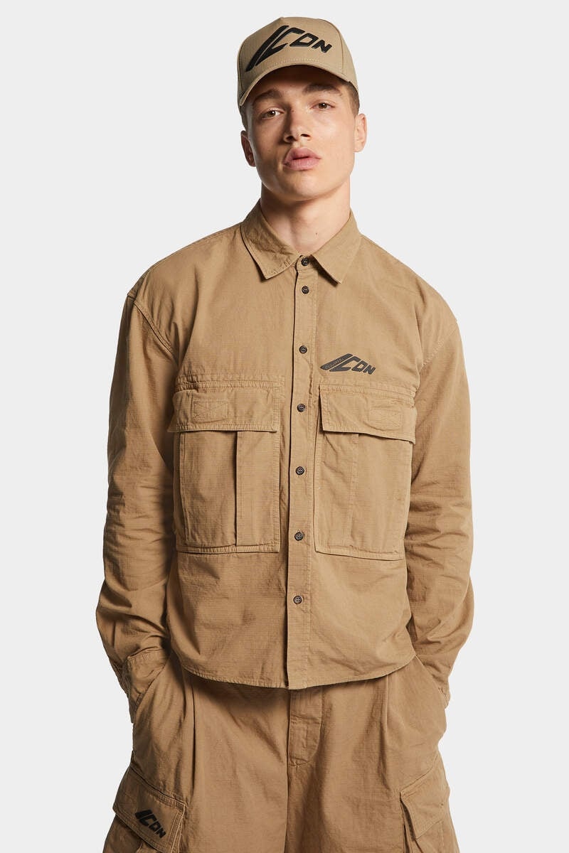 ICON NEW GENERATION RIPSTOP CROPPED SHIRT - 3