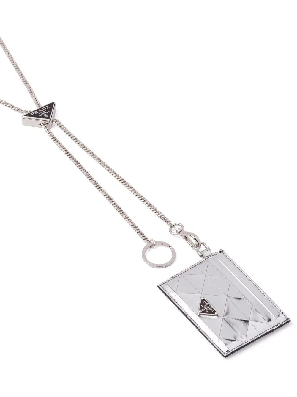 triangle-panel lanyard credit card holder - 3