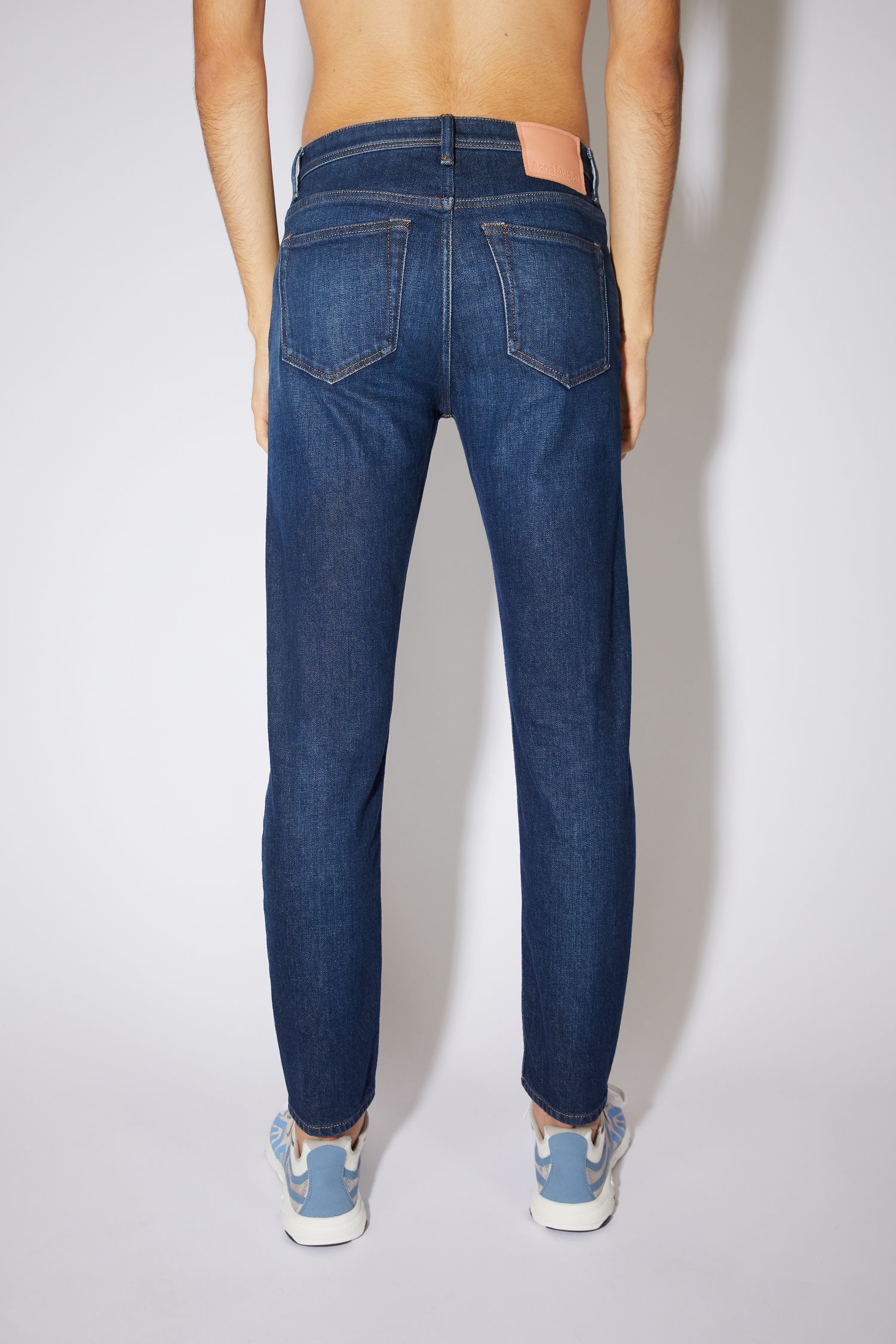 Slim tapered jeans - Dark Blue - 3