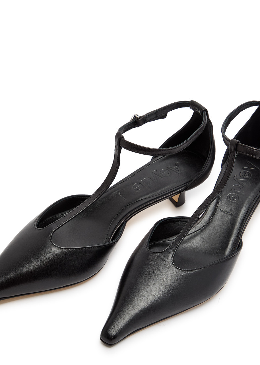 Aeyde Liz Pointed Leather Sandals - 3