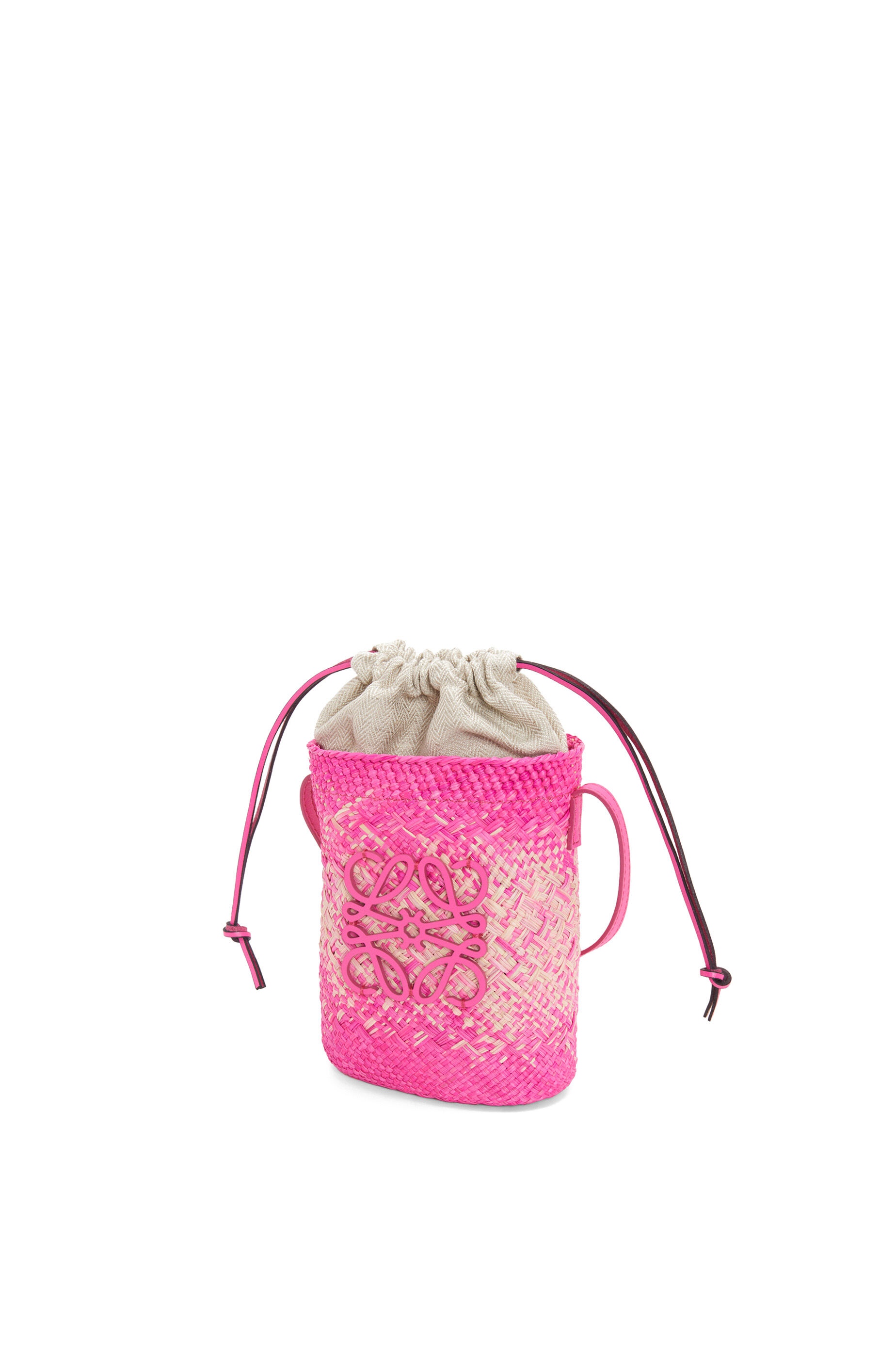 Square pocket in iraca palm and calfskin - 2