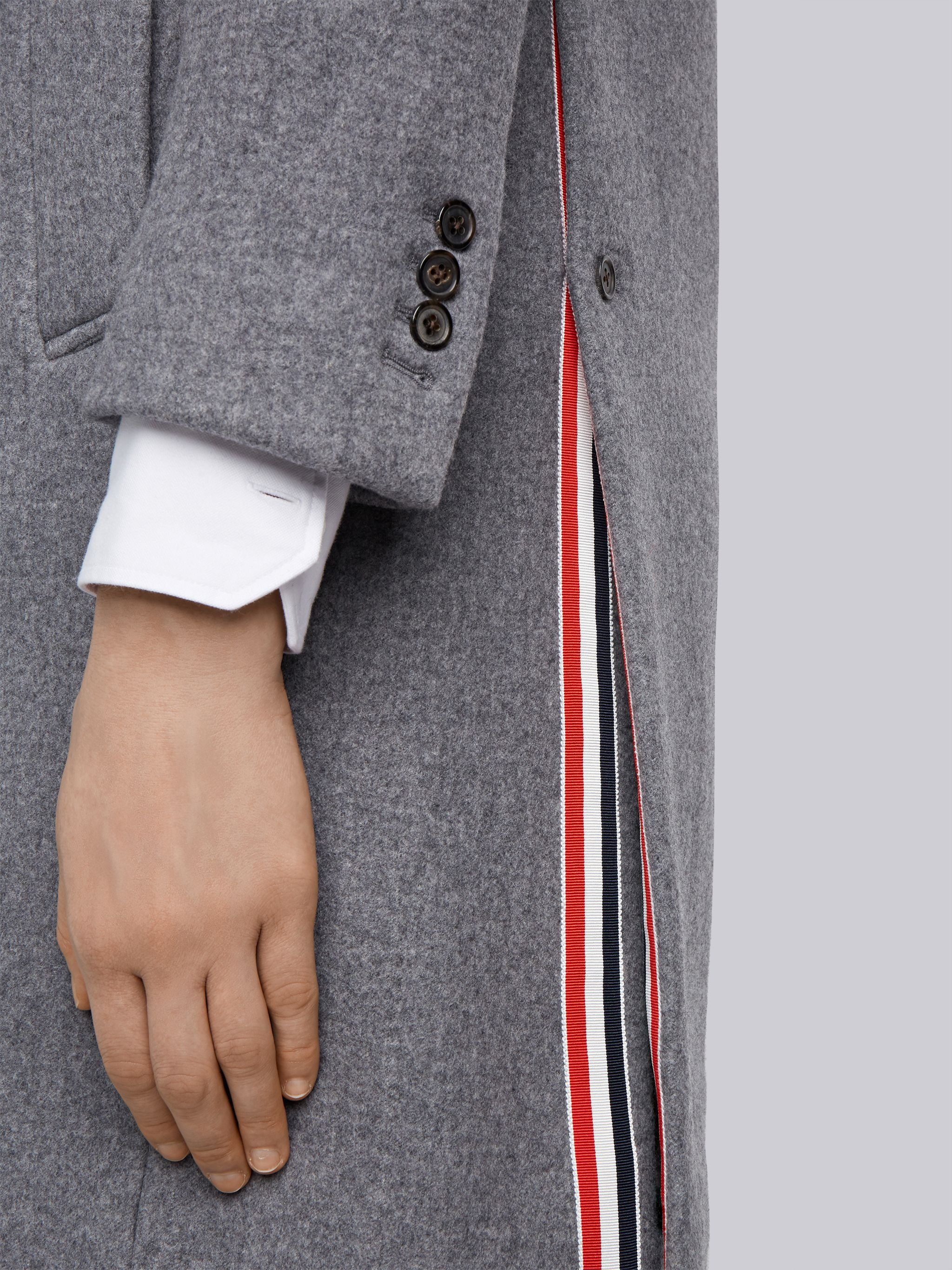 Unlined Bal Collar Overcoat In Boiled Wool - 6