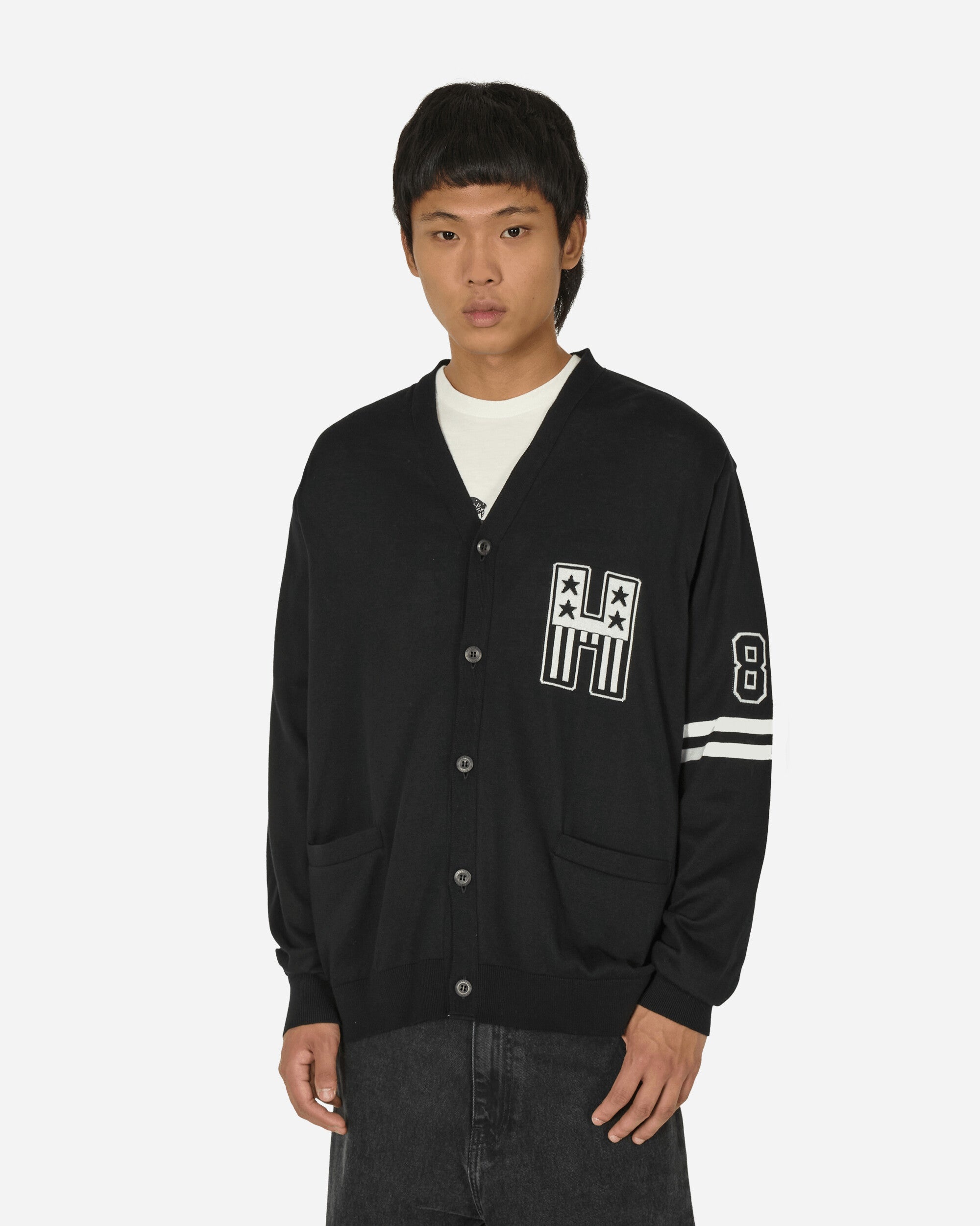 Hysteric League Cardigan Black - 1