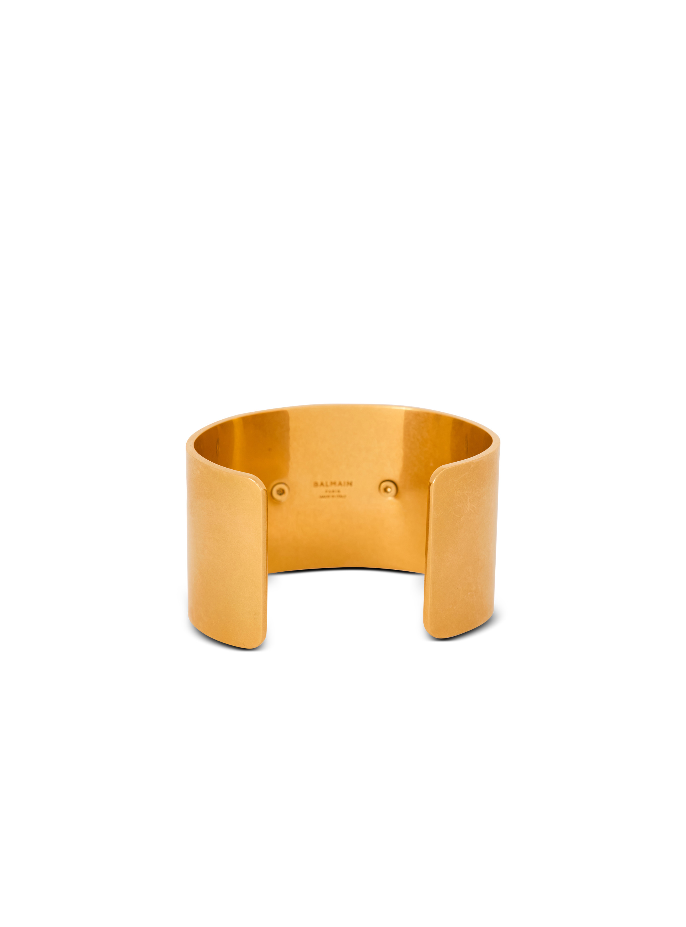Brass safety pin bracelet - 3