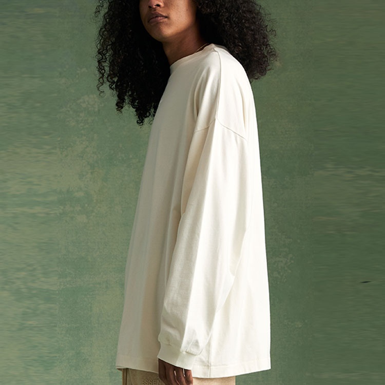 Fear of God Essentials FW23 Long Sleeve Tee 'Cloud Dancer' 125BT232011F - 6