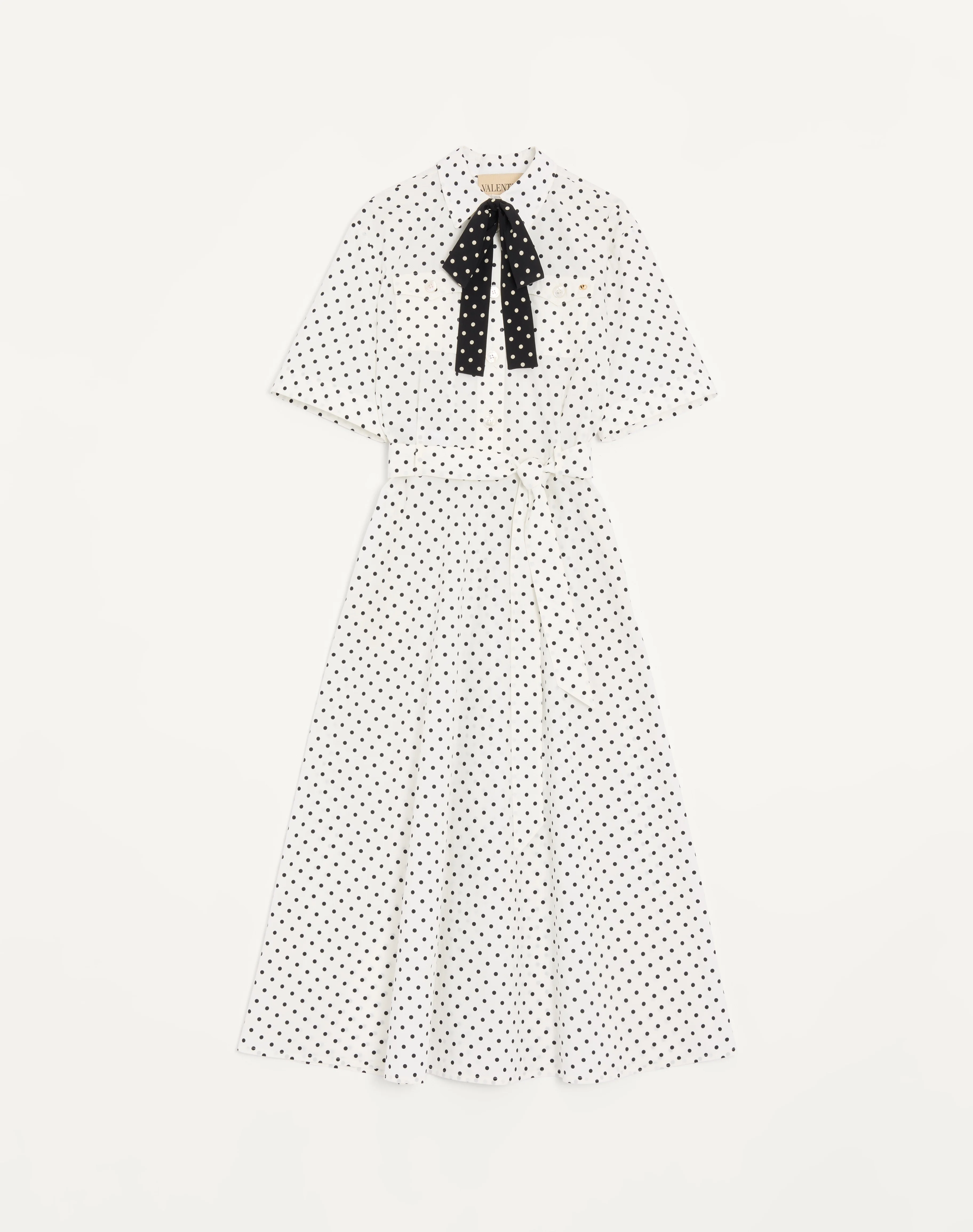 POPLIN PLUSDEPOIS PRINT MIDI DRESS - 1